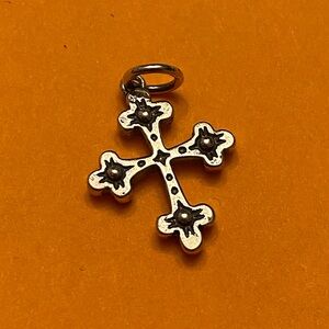 James Avery Retired Petite Blossom Cross Charm